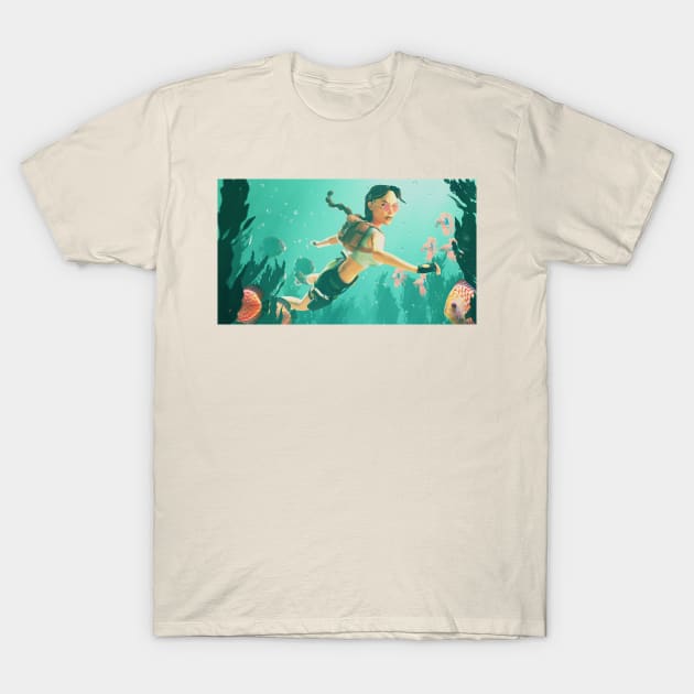 Tomb Raider - South Pacific T-Shirt by James-Cr